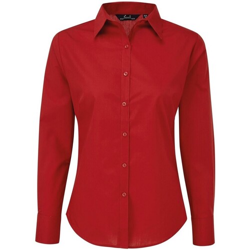 Abbigliamento Donna Camicie Premier PR300 Rosso