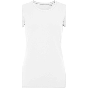 Abbigliamento Donna T-shirts a maniche lunghe Sols 2946 Bianco