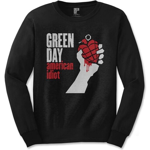 Abbigliamento Felpe Green Day American Idiot Nero
