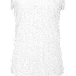 Abbigliamento Donna T-shirts a maniche lunghe B&c B120F Bianco
