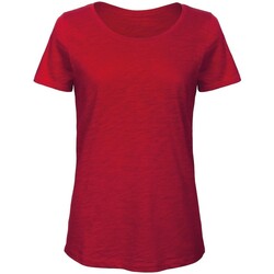 Abbigliamento Donna T-shirts a maniche lunghe B&c B120F Rosso