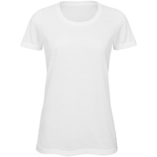 Abbigliamento Donna T-shirts a maniche lunghe B&c B123F Bianco