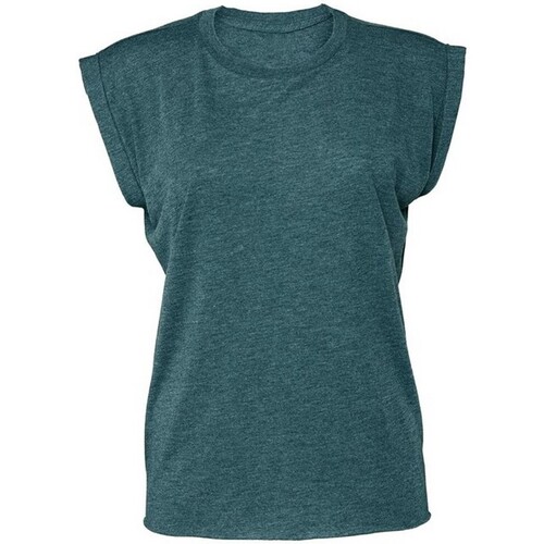 Abbigliamento Donna T-shirts a maniche lunghe Bella + Canvas BE128 Blu