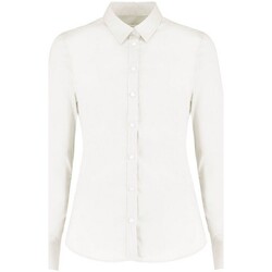 Abbigliamento Donna T-shirts a maniche lunghe Kustom Kit KK782 Bianco