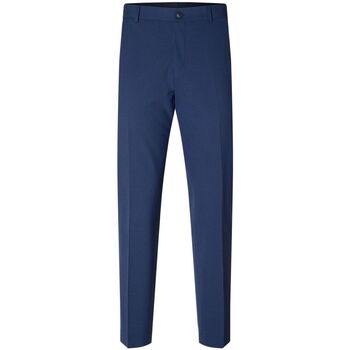 Abbigliamento Uomo Pantaloni Selected 16087825 SLIM LIAM-BLUE DEPHTS Blu