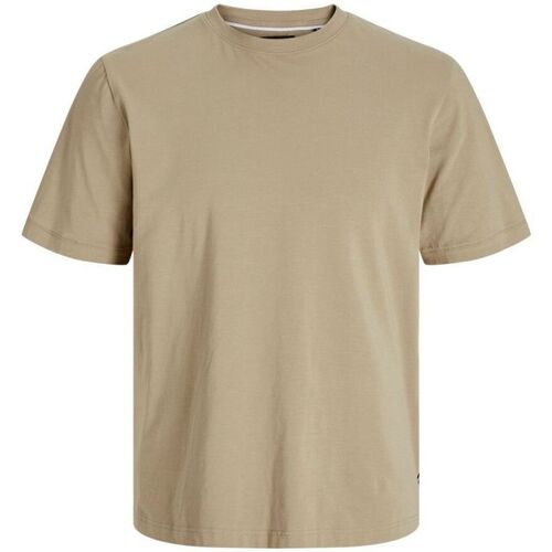 Abbigliamento Uomo T-shirt & Polo Jack & Jones 12251351 SPENCER-TIMBER WOLF Beige