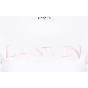 Abbigliamento Donna T-shirt maniche corte Lanvin T-SHIRT REGULAR RICAMATA Bianco