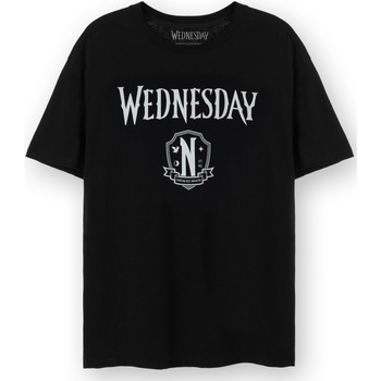 Abbigliamento Donna T-shirts a maniche lunghe Wednesday NS7596 Nero