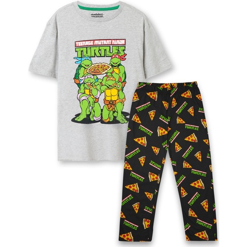 Abbigliamento Uomo Pigiami / camicie da notte Teenage Mutant Ninja Turtles NS7607 Nero