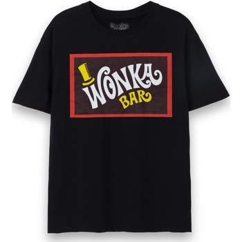 Abbigliamento T-shirts a maniche lunghe Willy Wonka NS7608 Nero