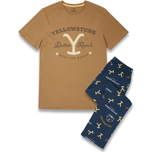 Abbigliamento Uomo Pigiami / camicie da notte Yellowstone NS7617 Blu