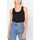 Abbigliamento Donna Jeans 3/4 & 7/8 Twin Set TOP NERO CON PIZZO Nero