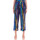 Abbigliamento Donna Jeans 3/4 & 7/8 Manila Grace PANTALONE CROPPED CON FANTASIA Nero