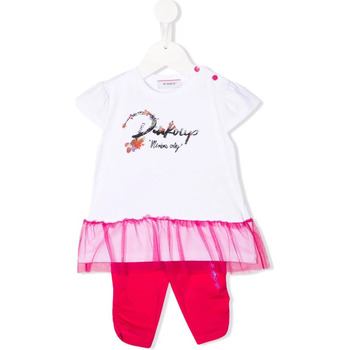Abbigliamento Donna Jeans 3/4 & 7/8 Pinko PINKO UP COMPLETO T-SHIRT + LEGGINGS Art. 031116 Rosa