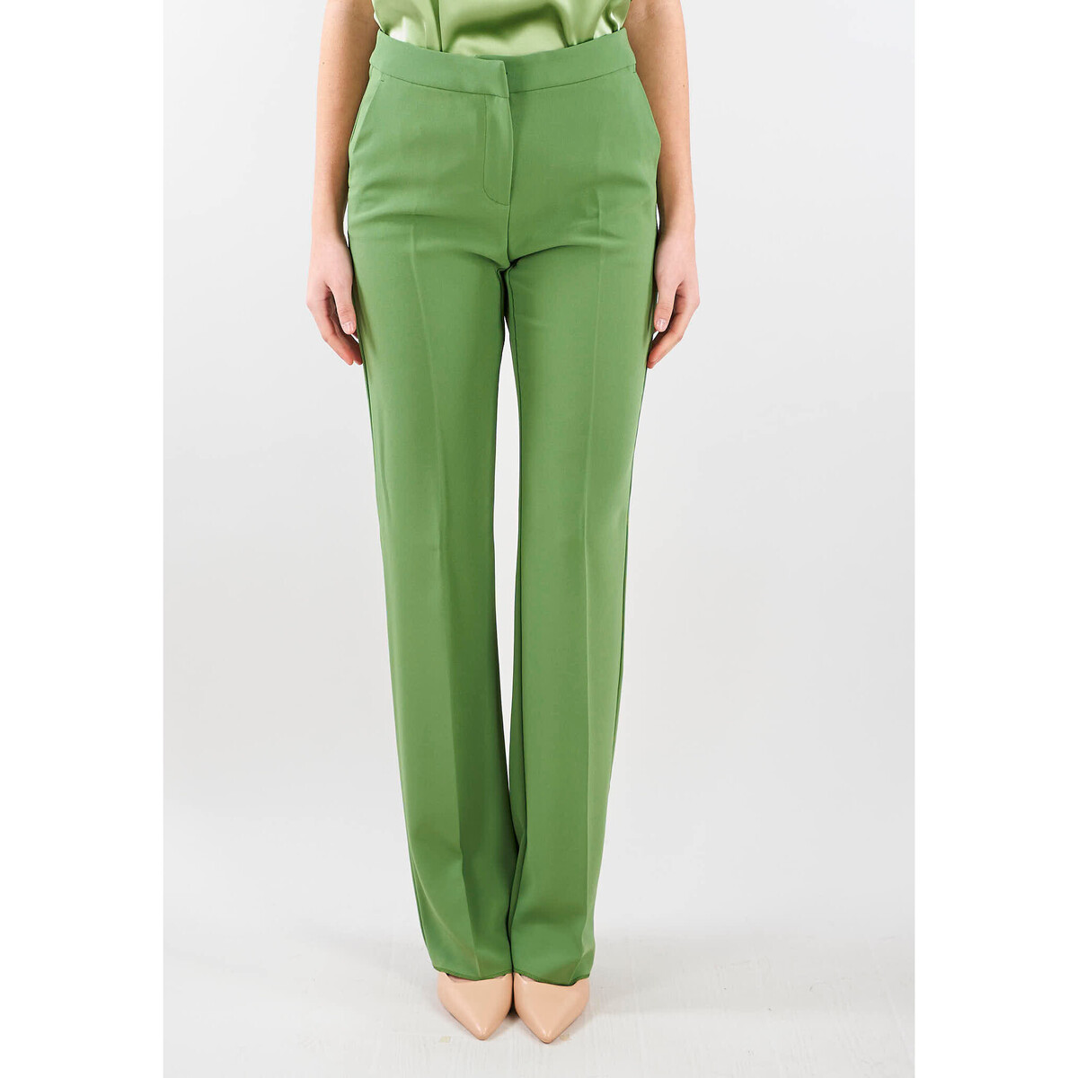 Abbigliamento Donna Jeans 3/4 & 7/8 Pennyblack PANTALONI IN CADY Verde