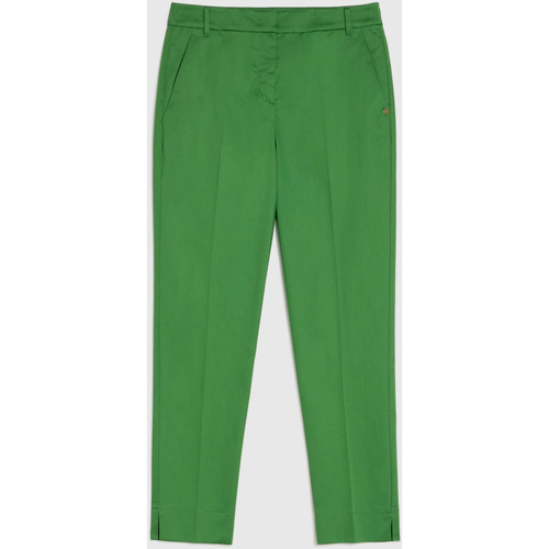 Abbigliamento Donna Jeans 3/4 & 7/8 Pennyblack PANTALONI SLIM IN RASO DI COTONE Verde