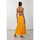 Abbigliamento Donna Jeans 3/4 & 7/8 Patrizia Pepe ABITO LUNGO IN PIZZO SANGALLO Arancione