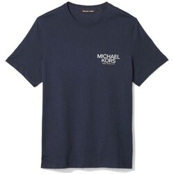 Abbigliamento Uomo T-shirt maniche corte MICHAEL Michael Kors CR451VPFV4 SS MODERN LOGO TEE Blu