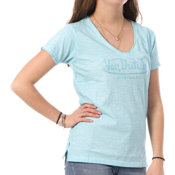 Abbigliamento Donna T-shirt maniche corte Von Dutch VD/TVC/OASIS Blu