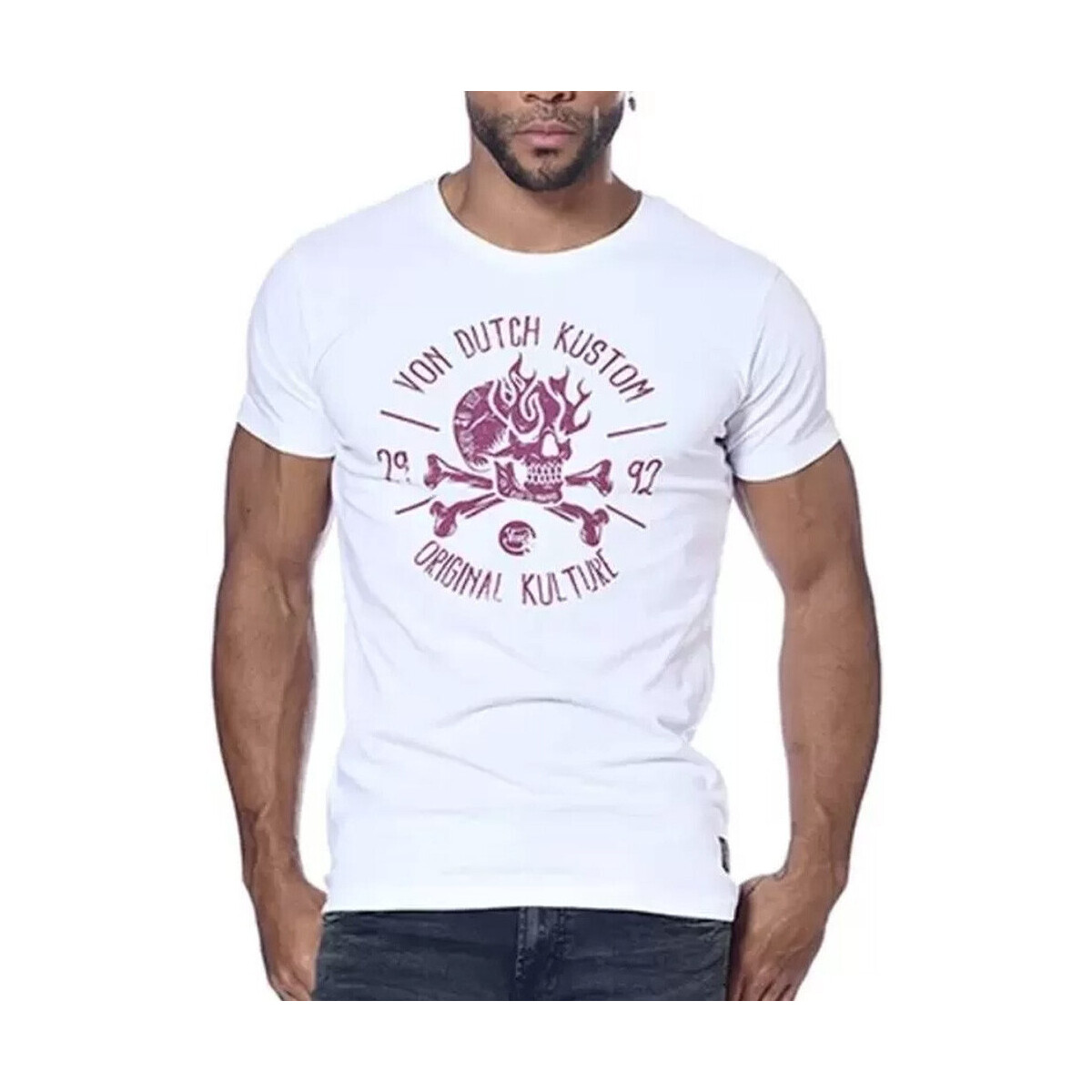 Abbigliamento Uomo T-shirt & Polo Von Dutch VD/TRC/LOAD Bianco