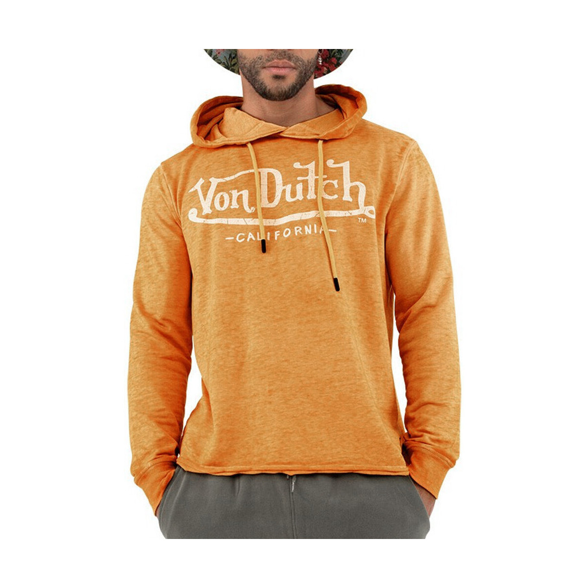 Abbigliamento Uomo Felpe Von Dutch VD/SC/RYAN Arancio