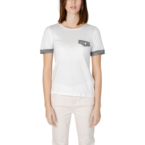 Abbigliamento Donna T-shirt maniche corte Morgan 241-DBABY Bianco