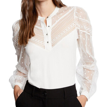 Abbigliamento Donna T-shirts a maniche lunghe Morgan 241-TSOFIE Bianco