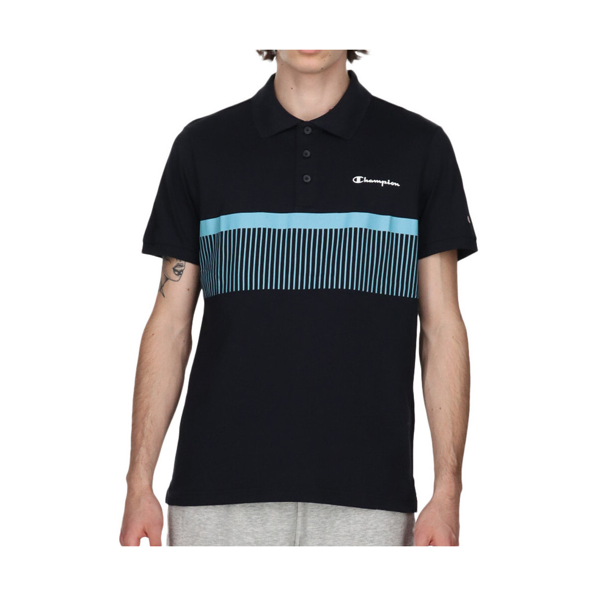 Abbigliamento Uomo T-shirt & Polo Champion 219511-BS501 Nero