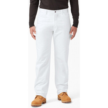 Abbigliamento Uomo Pantaloni Dickies M relaxed fit cotton painter's pant Bianco