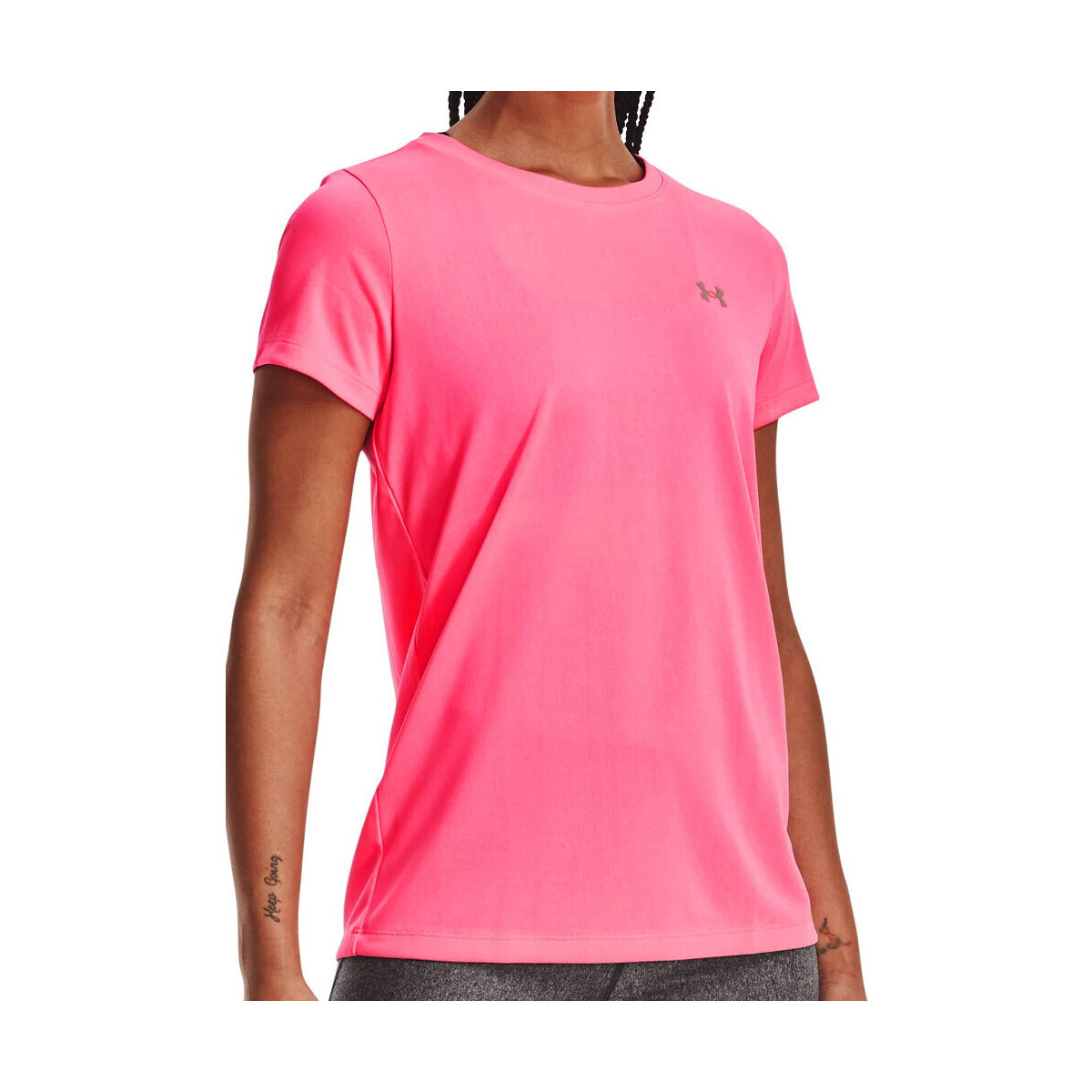 Abbigliamento Donna T-shirt & Polo Under Armour 1277207-640 Rosa