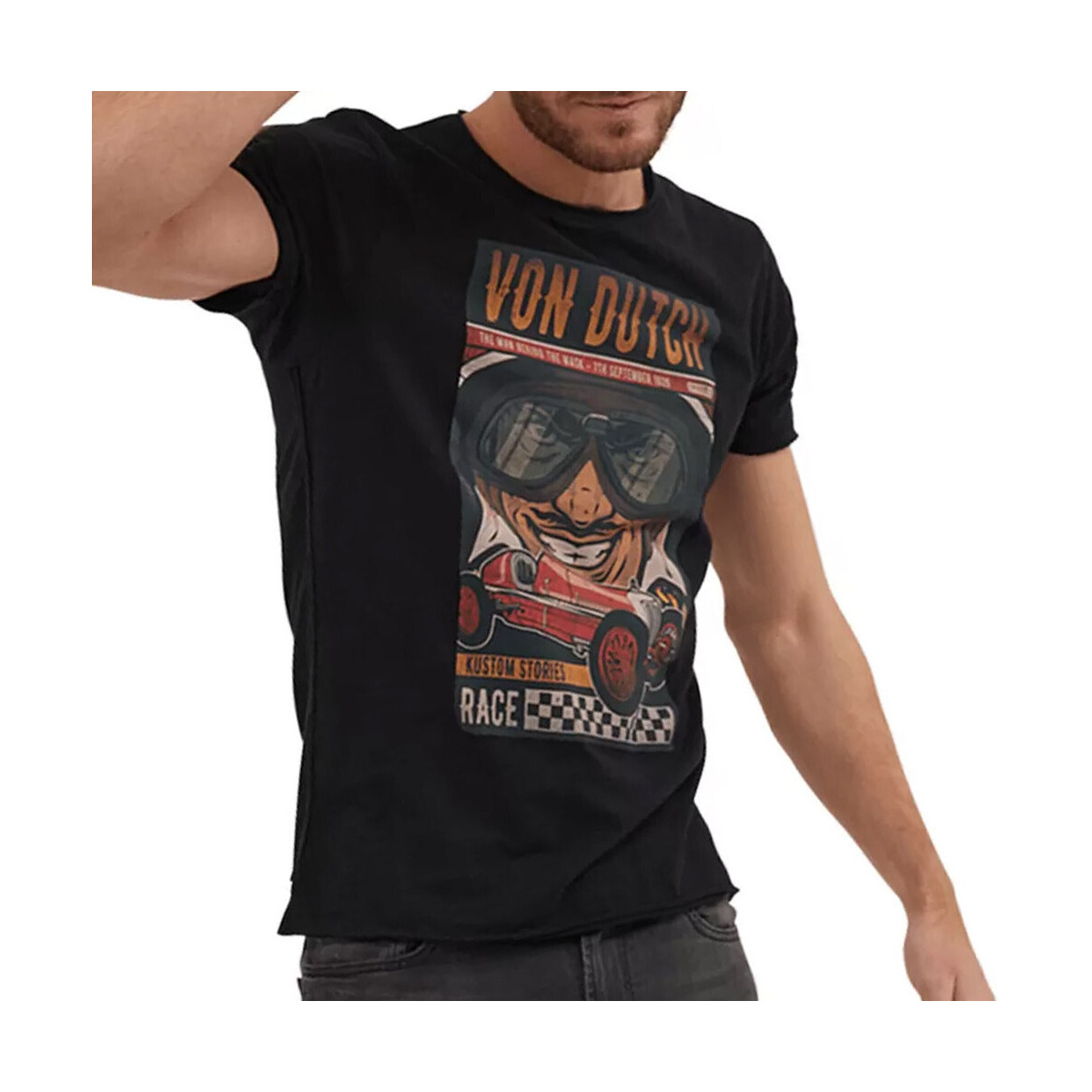 Abbigliamento Uomo T-shirt & Polo Von Dutch VD/TRC/COMIC Nero
