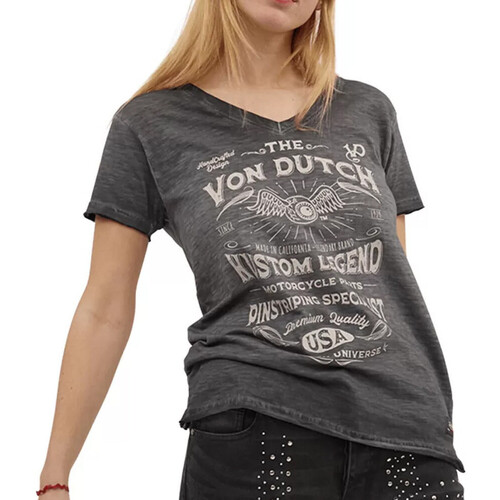 Abbigliamento Donna T-shirt & Polo Von Dutch VD/TVC/HAND Grigio