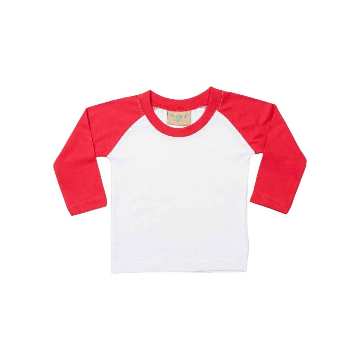 Abbigliamento Unisex bambino T-shirts a maniche lunghe Larkwood LW25T Rosso
