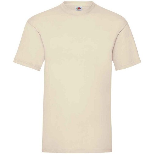 Abbigliamento Uomo T-shirts a maniche lunghe Fruit Of The Loom SS6 Beige