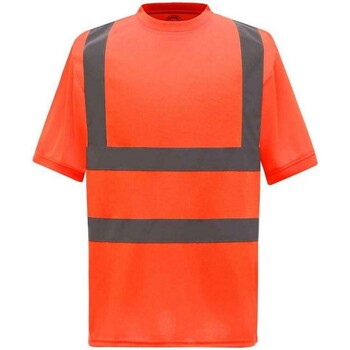 Abbigliamento Uomo T-shirt maniche corte Yoko YK010 Arancio
