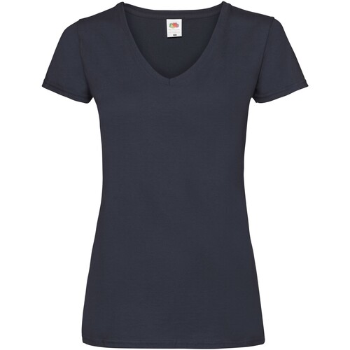 Abbigliamento Donna T-shirts a maniche lunghe Fruit Of The Loom SS702 Blu