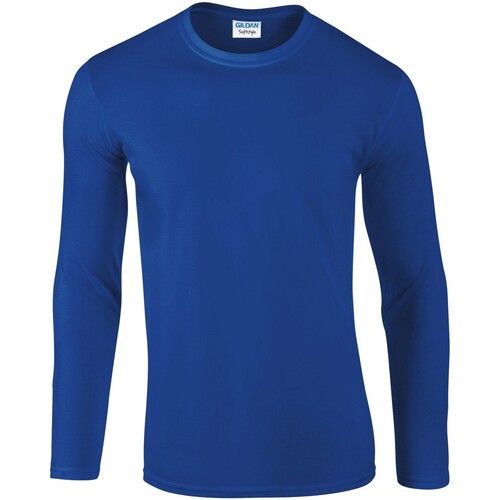 Abbigliamento T-shirts a maniche lunghe Gildan GD11 Blu