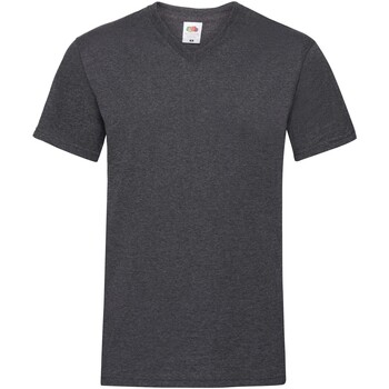 Abbigliamento Uomo T-shirts a maniche lunghe Fruit Of The Loom Valueweight Grigio
