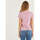 Abbigliamento Donna T-shirt maniche corte Pinko t-shirt cities tessuto rosa Rosa