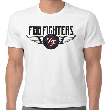 Abbigliamento T-shirts a maniche lunghe Foo Fighters Flash Wings Bianco