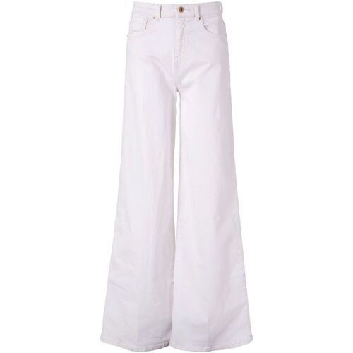 Abbigliamento Donna Jeans Fracomina Jeans eva3 super flare FP24SV3015W61501 Bianco