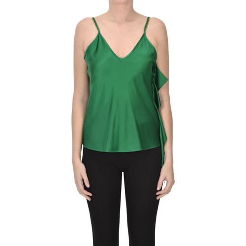 Abbigliamento Donna Top / T-shirt senza maniche Max Mara Top lingerie Utopico TPT00003038AE Verde