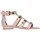 Scarpe Donna Derby & Richelieu Via Roma 15 Sandali in pelle con borchie CAB00003032AE Rosa