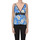 Abbigliamento Donna Top / T-shirt senza maniche Pinko Top lingerie floreale TPT00003031AE Blu