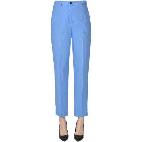 Abbigliamento Donna Chino Slowear Pantaloni leggeri in cotone PNP00003036AE Blu