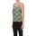 Abbigliamento Donna Top / T-shirt senza maniche Attic And Barn Top lingerie in seta stampata TPT00003029AE Multicolore