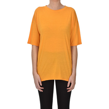 Abbigliamento Donna T-shirt & Polo 4.10 T-shirt in tessuto a costine TPS00003039AE Arancio