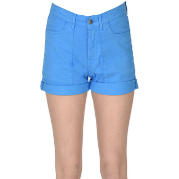 Abbigliamento Donna Shorts / Bermuda Cigala's Shorts in lino e cotone PNH00003004AE Blu