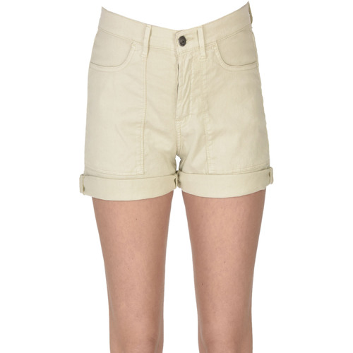 Abbigliamento Donna Shorts / Bermuda Cigala's Shorts in lino e cotone PNH00003005AE Beige