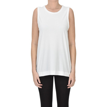 Abbigliamento Donna Top / T-shirt senza maniche Alpha Studio Tank top in jersey TPT00003033AE Bianco